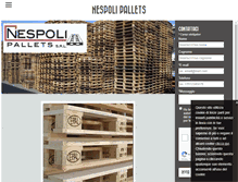 Tablet Screenshot of nespolipallets.com